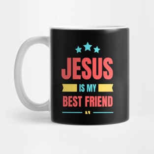 Jesus Is My Best Friend | Christian Typography Mug